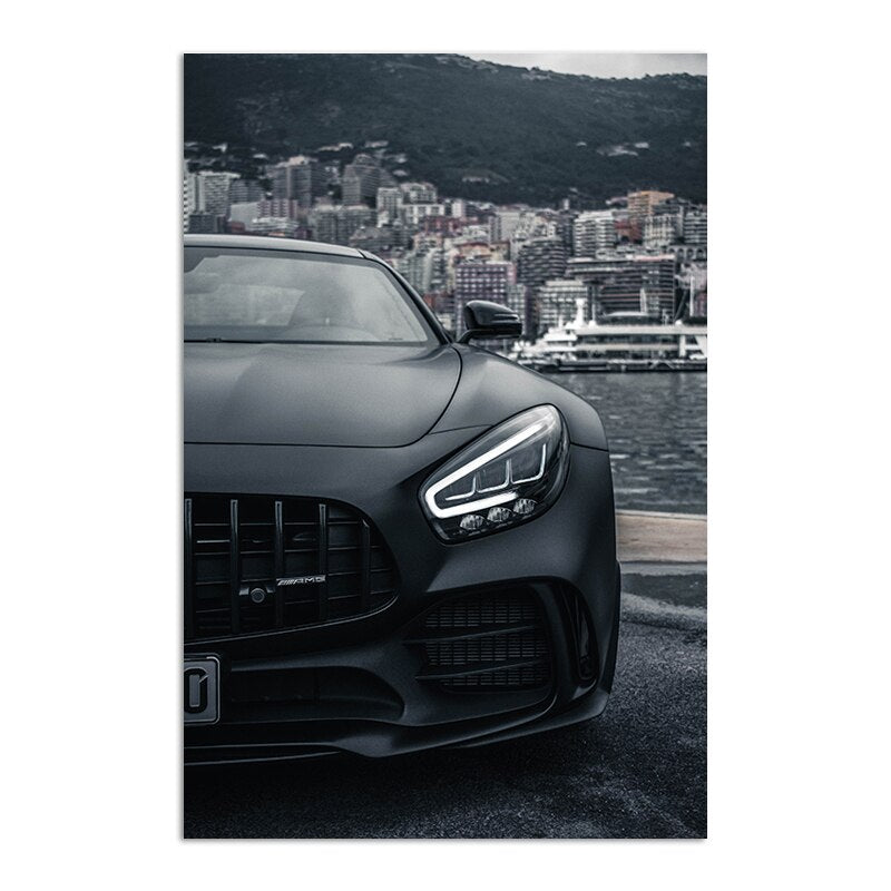 Arthia Designs - Luxury Black Car Canvas Art - Review