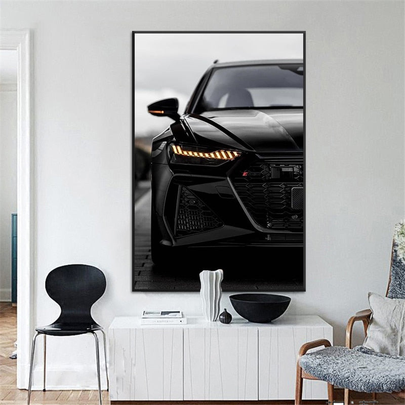 Arthia Designs - Luxury Black Car Canvas Art - Review