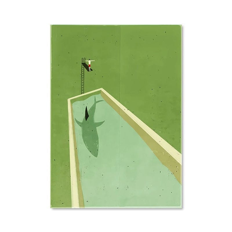 Arthia Designs - Infinite Swimming Pool Canvas Art - Review