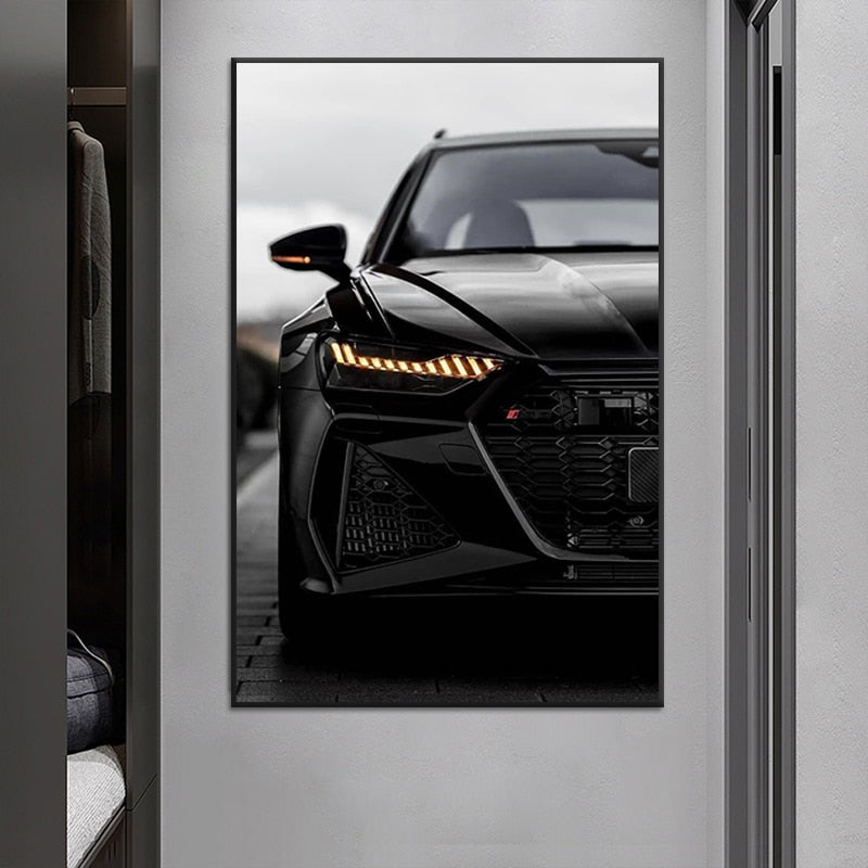 Arthia Designs - Luxury Black Car Canvas Art - Review