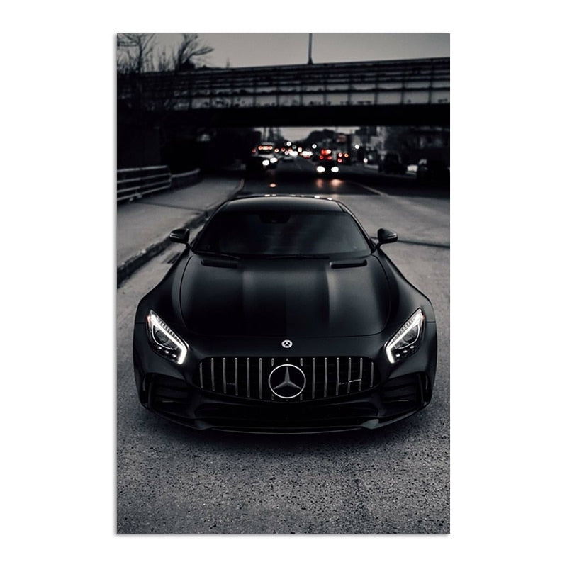 Arthia Designs - Luxury Black Car Canvas Art - Review