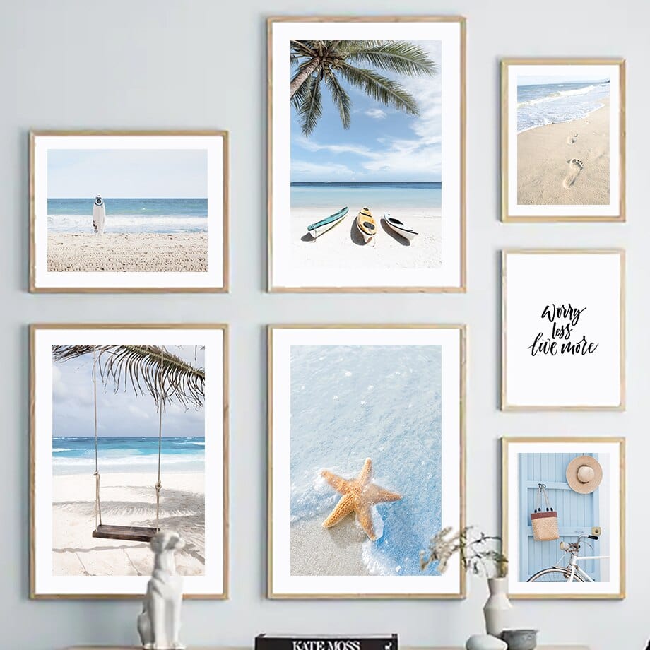 Arthia Designs - Refreshing Summer Beach Holiday Canvas Art - Review