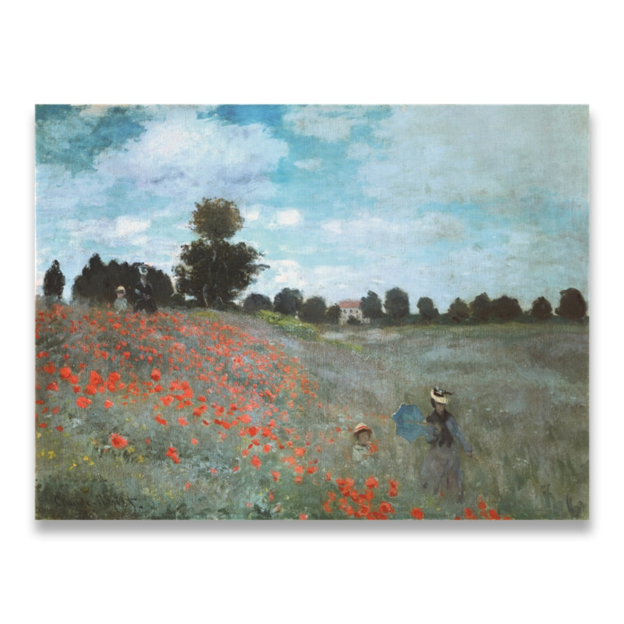 Arthia Designs - Impressionism Poppy Fields Canvas Art - Review