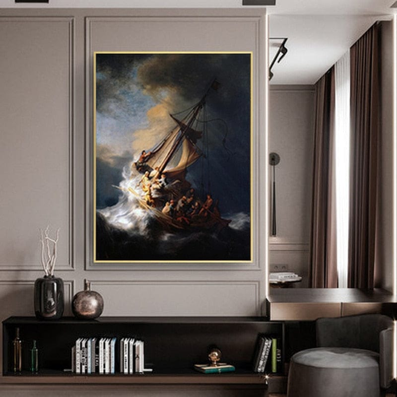 Arthia Designs - The Storm on the Sea of Galilee Canvas Art - Review