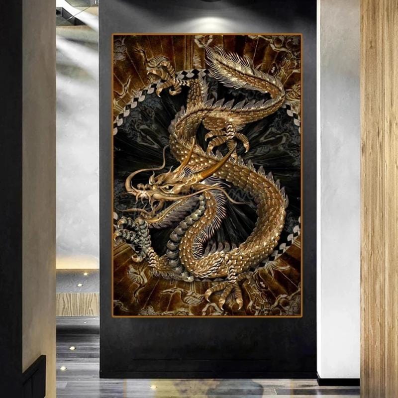 Arthia Designs - Golden Dragon Canvas Art - Review