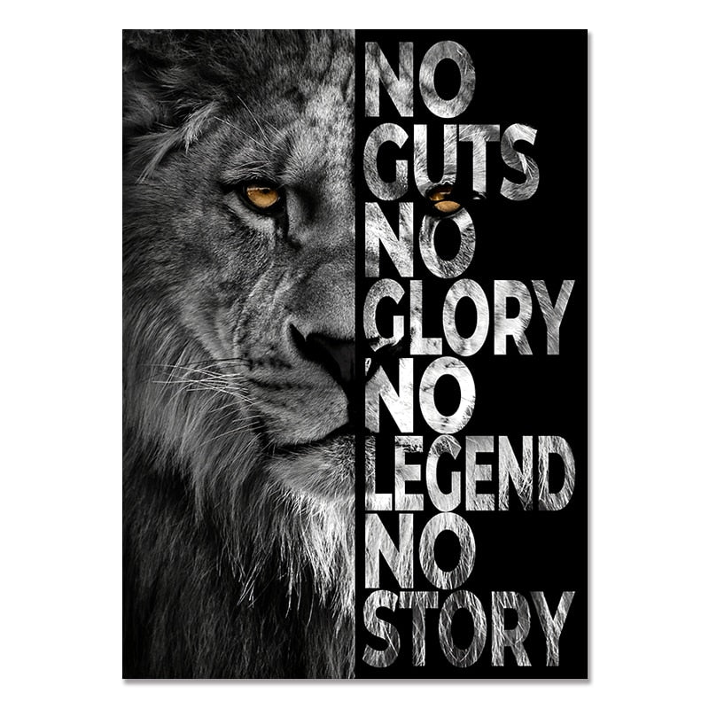 Arthia Designs - King Lion Motivational Canvas Art - Review