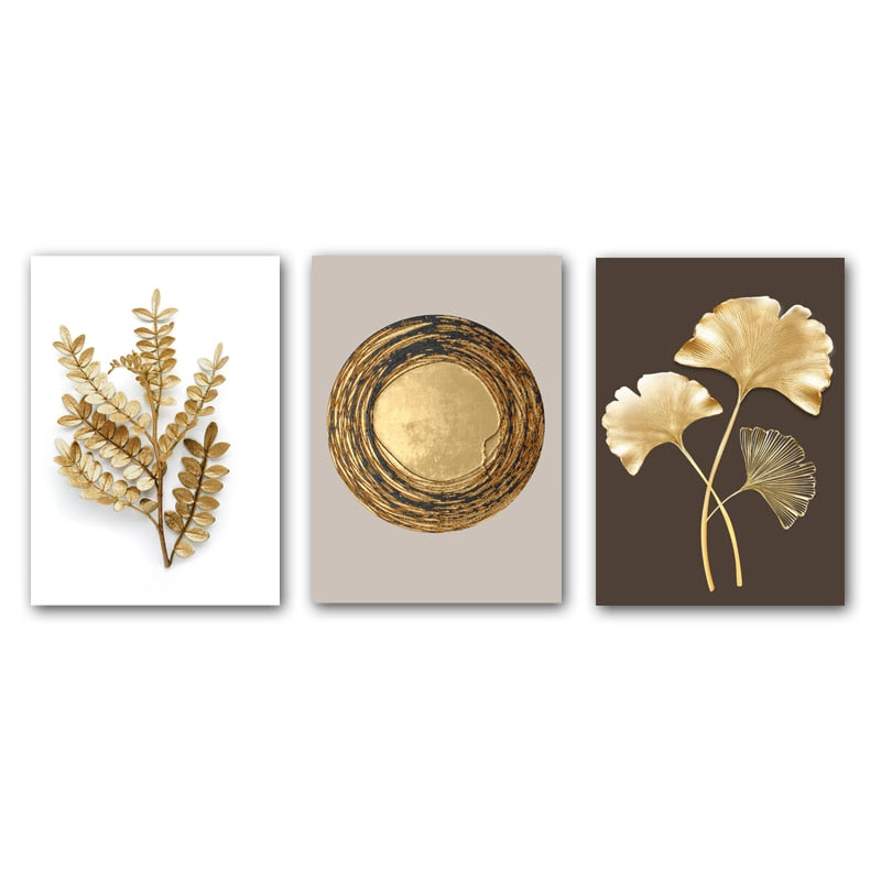 Arthia Designs - Luxury Golden Leaf Canvas Art - Review