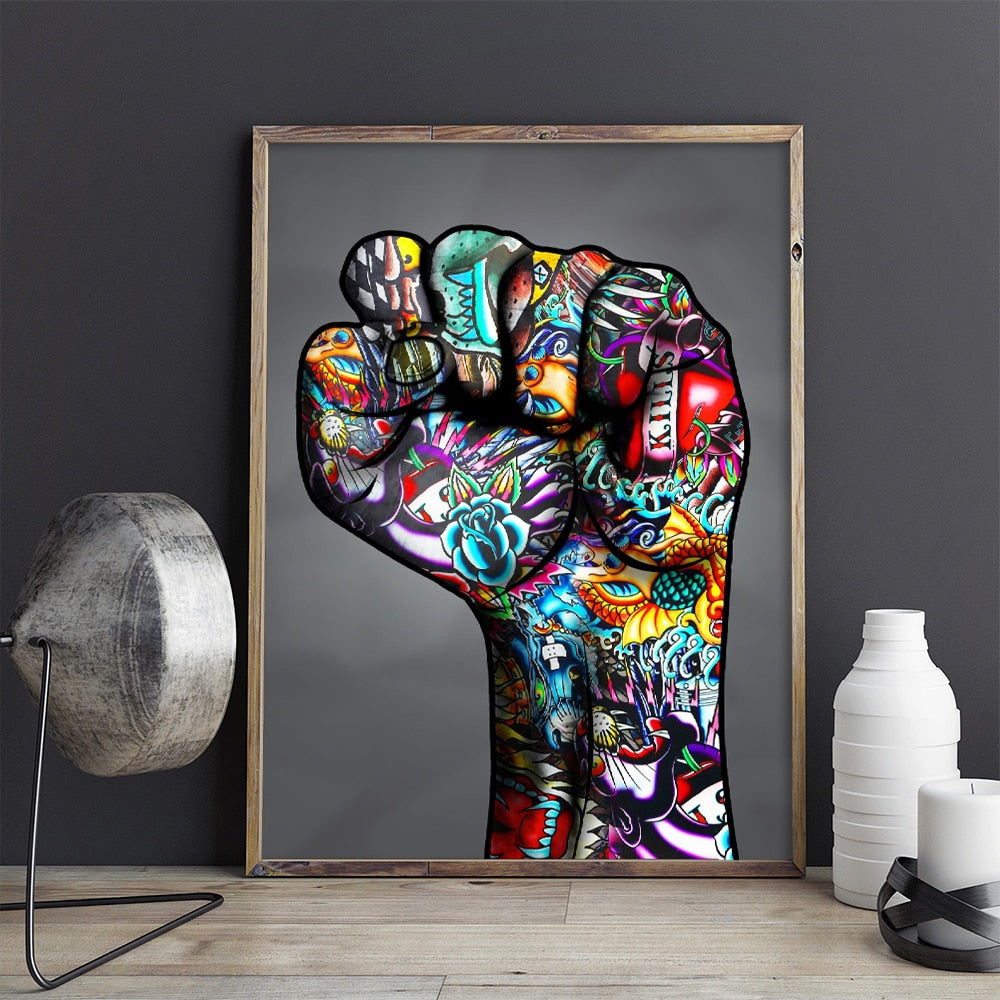 Arthia Designs - Hand Gesture Graffiti Canvas Art - Review