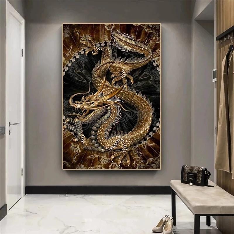 Arthia Designs - Golden Dragon Canvas Art - Review