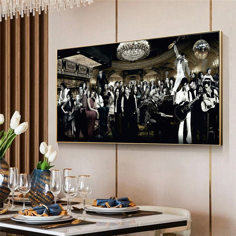 Arthia Designs - Legendary Musicians Gathering Canvas Art - Review