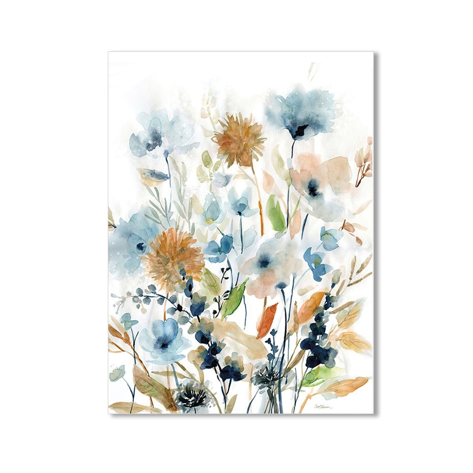 Arthia Designs - Watercolor Mix Flowers Canvas Art - Review