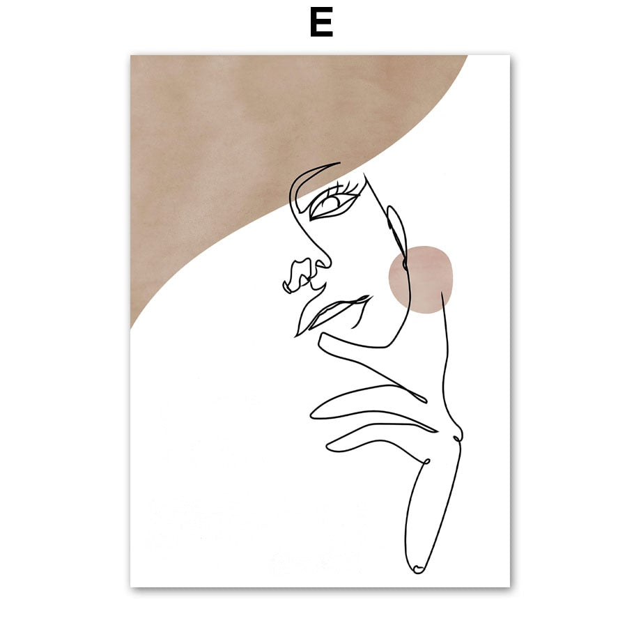 Arthia Designs - Abstract One-Line Love Lady Canvas Art - Review