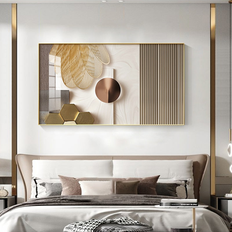 Arthia Designs - Luxury Modern Abstract Gold Canvas Art - Review