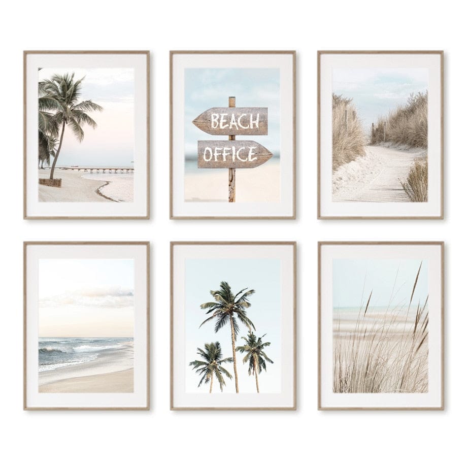 Arthia Designs - Sun Sand Surf Beach Gallery Wall Canvas Art - Review