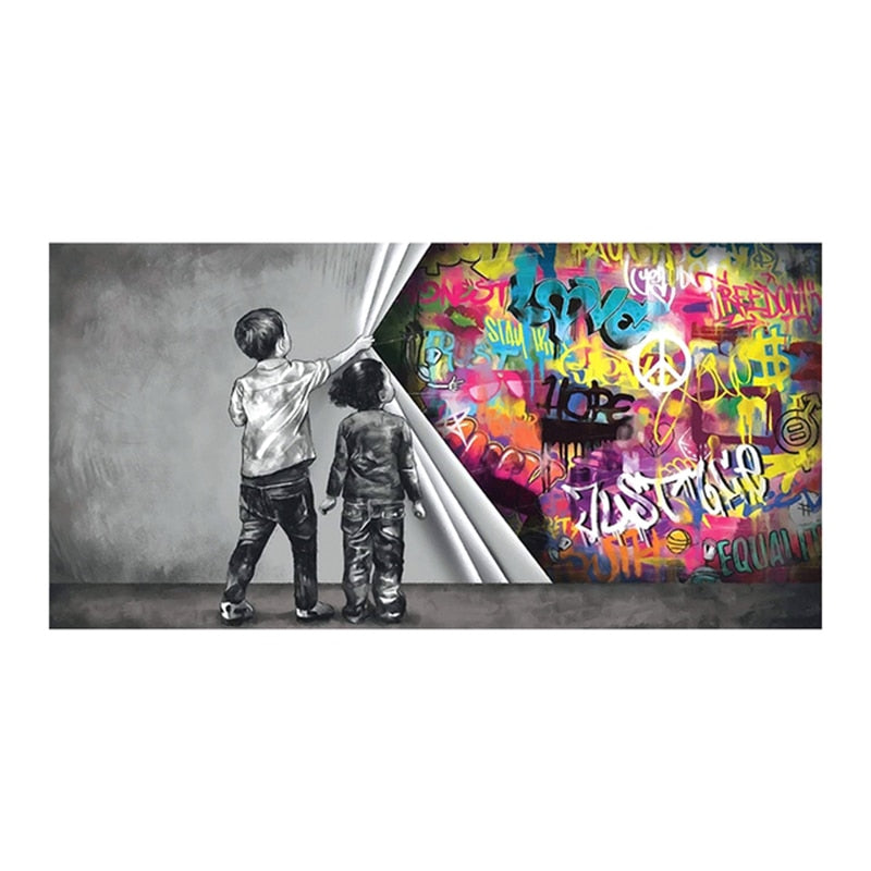 Arthia Designs - Uncovered Justice Graffiti Canvas Art - Review