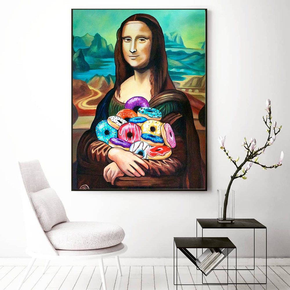 Arthia Designs - Funny Toilet Mona Lisa Canvas Art - Review