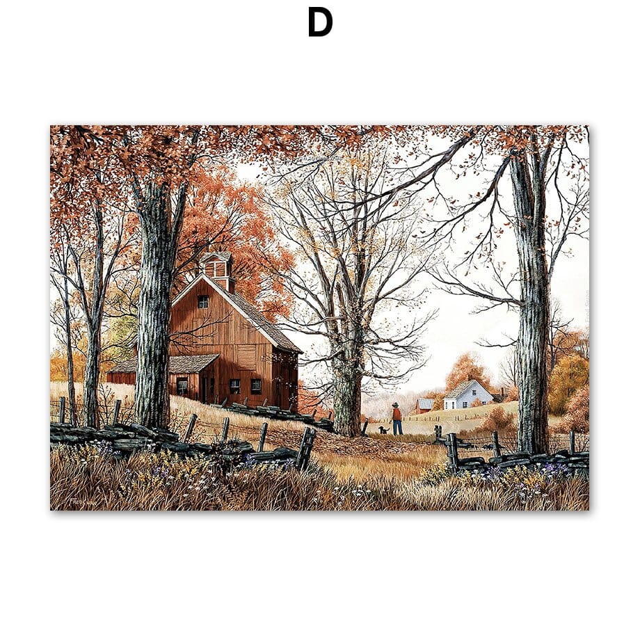 Arthia Designs - Cabin In The Forest Canvas Art - Review