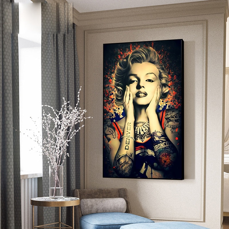 Arthia Designs - Retro Poster Marilyn Monroe Canvas Art - Review