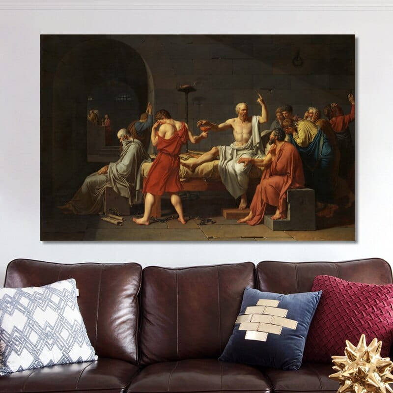 Arthia Designs - The Death of Socrates Canvas Art - Review