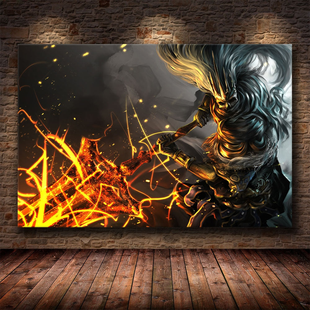 Arthia Designs - Classic Dark Souls 1 Canvas Art - Review