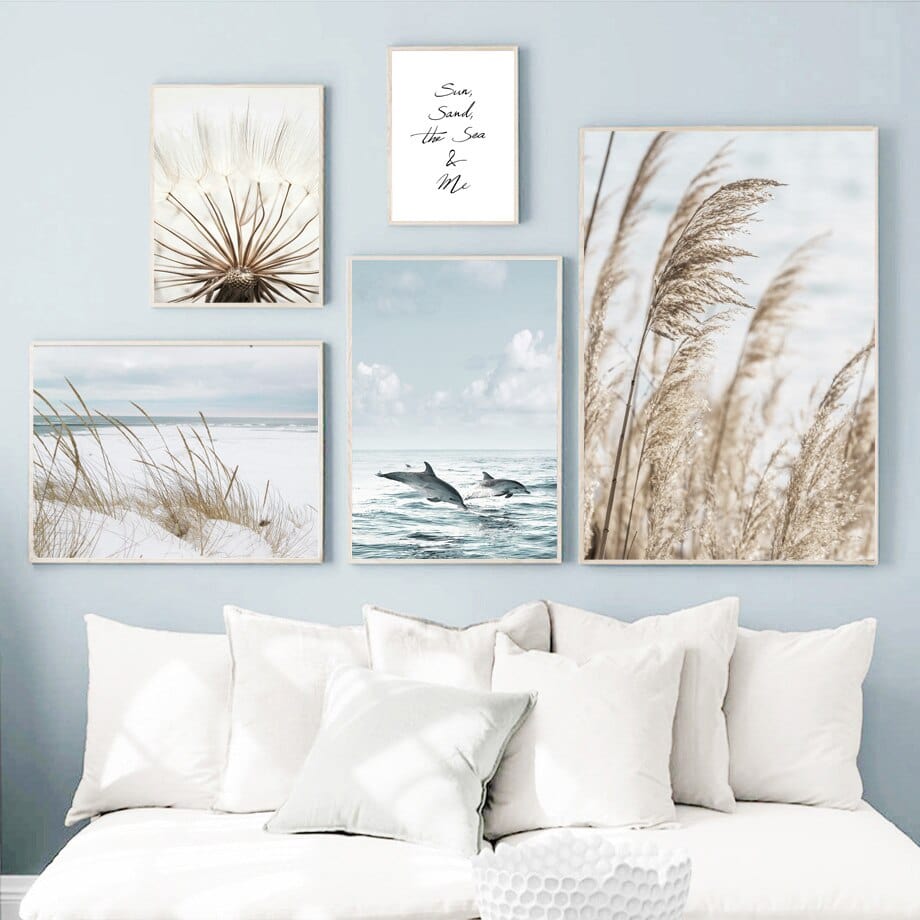 Arthia Designs - White Sand Public Beach Canvas Art - Review