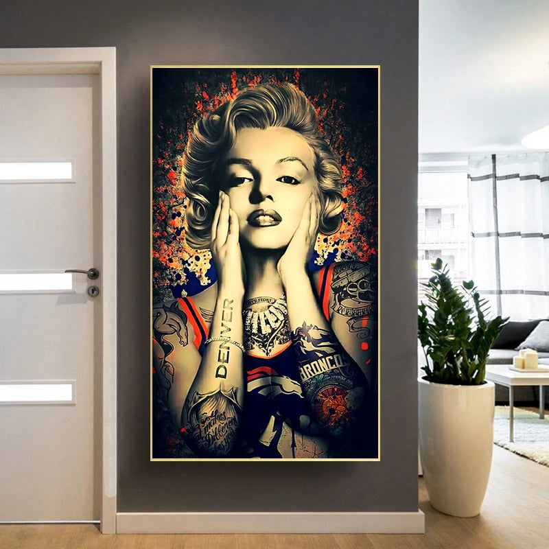 Arthia Designs - Retro Poster Marilyn Monroe Canvas Art - Review