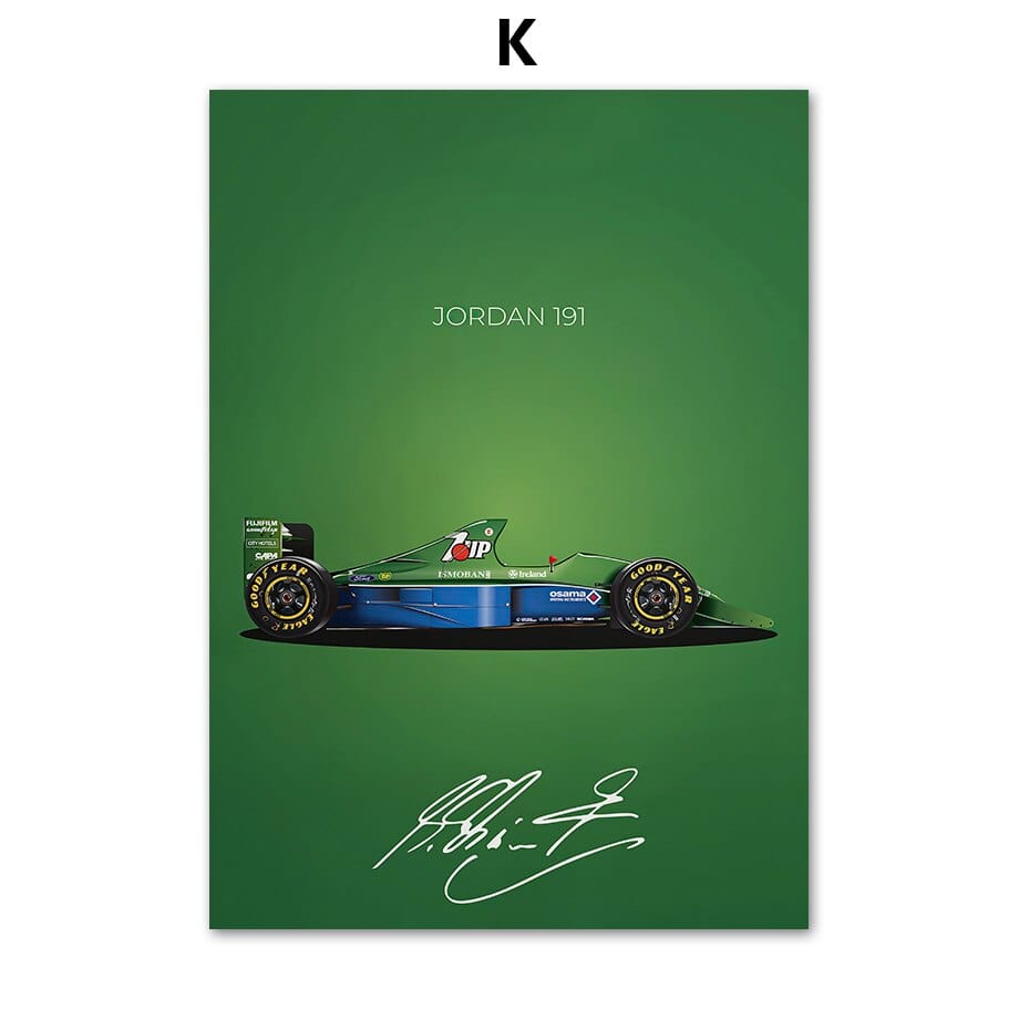 Arthia Designs - Formula One Cars Collection Canvas Art - Review