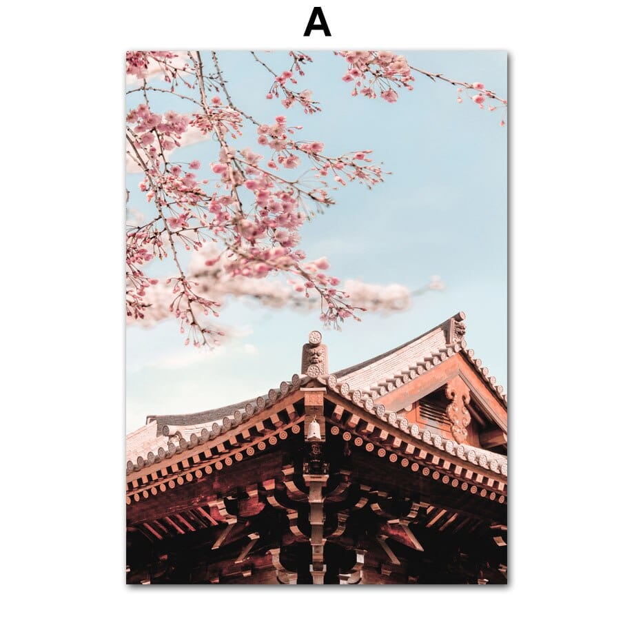 Arthia Designs - Osaka Sakura Temple Canvas Art - Review