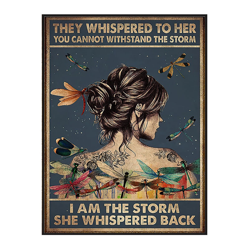 Arthia Designs - Vintage I AM THE STORM Canvas Art - Review