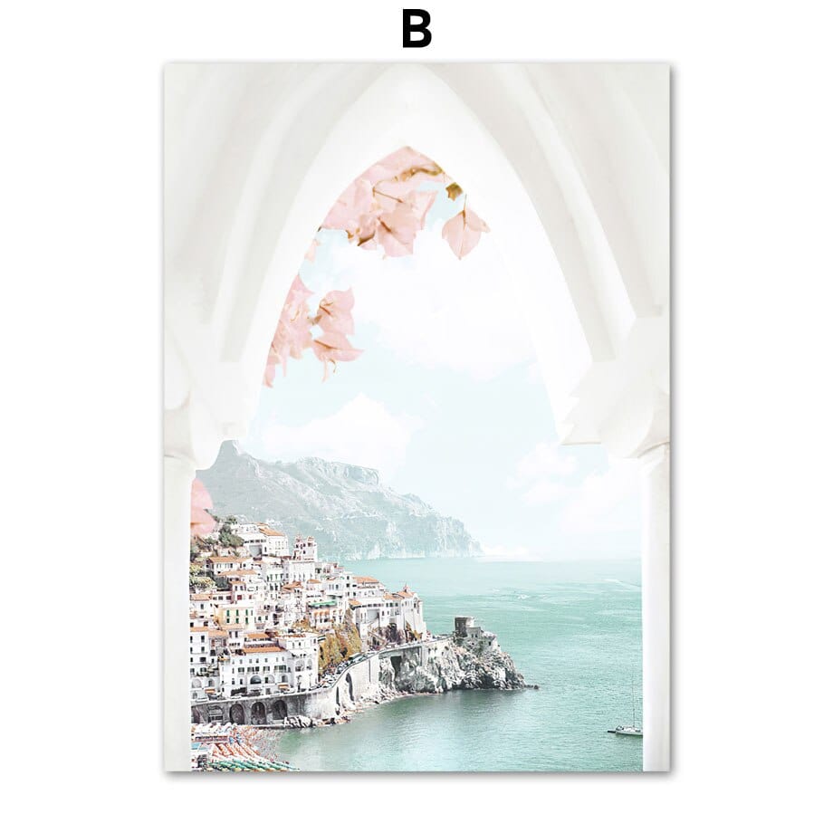 Arthia Designs - Venice Canal Amalfi Arch Canvas Art - Review