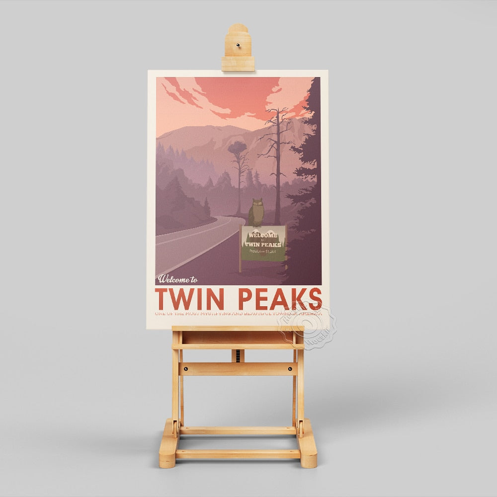 Arthia Designs - Vintage Twin Peaks Series Canvas Art - Review