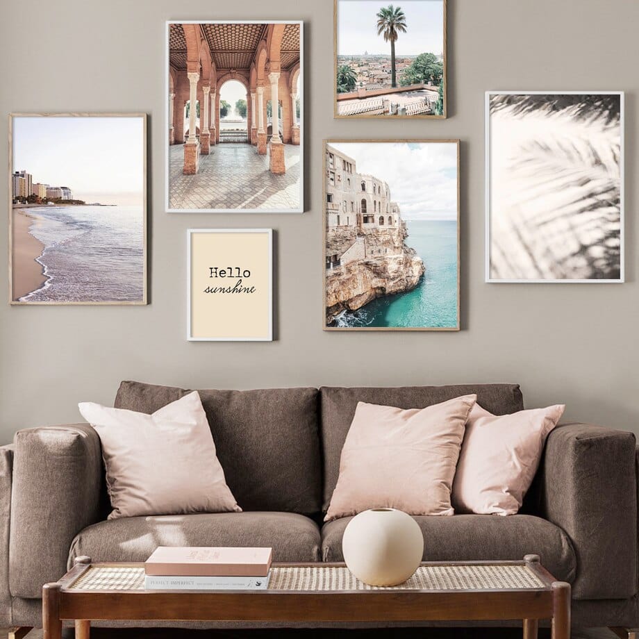 Arthia Designs - Hello Sunshine Seaside City Canvas Art - Review