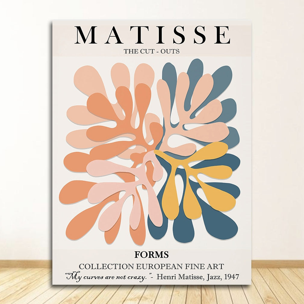 Arthia Designs - Abstract The Cut-Outs by Matisse Canvas Art - Review