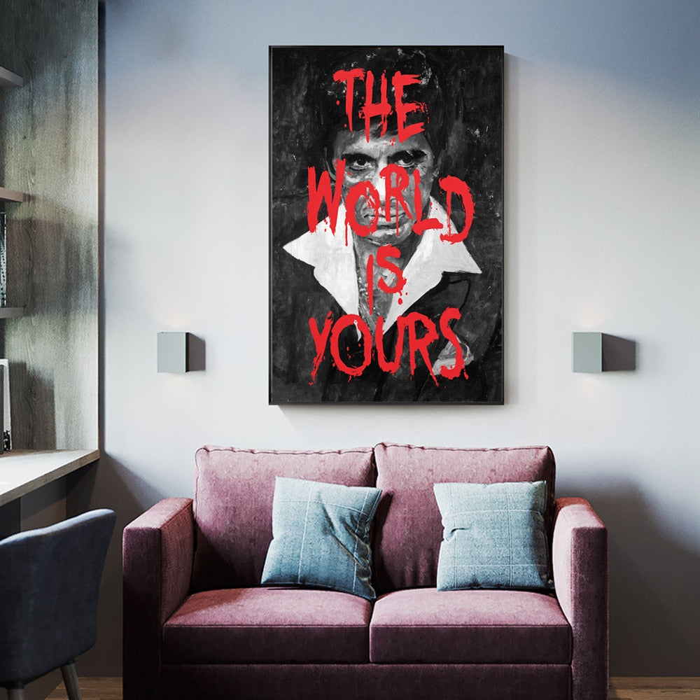 Arthia Designs - The World Is Yours Canvas Art - Review