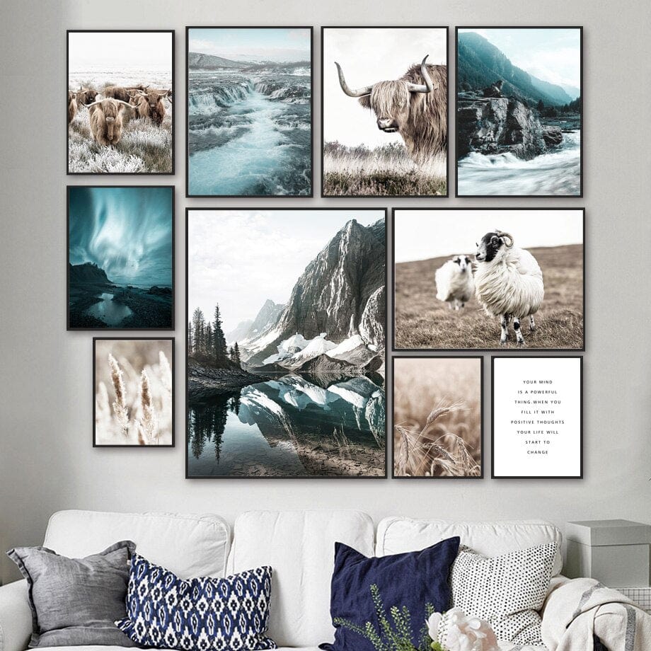 Arthia Designs - Northern Substorm Aurora Landscape Canvas Art - Review