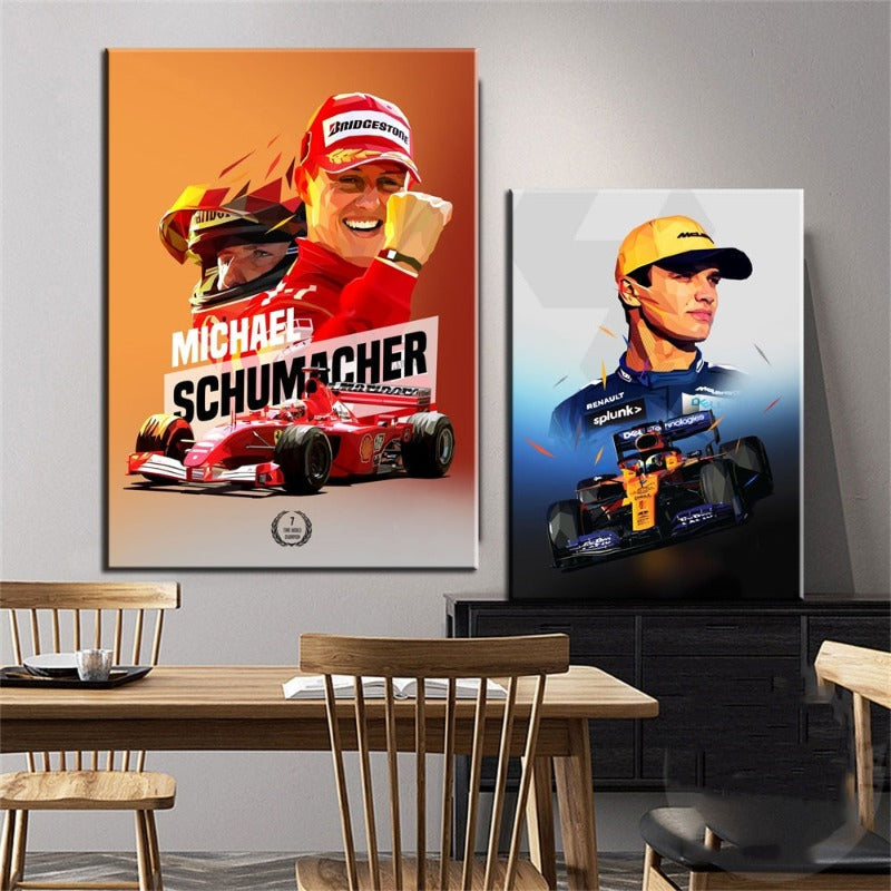 Arthia Designs - Formula One Famous Racers Canvas Art - Review