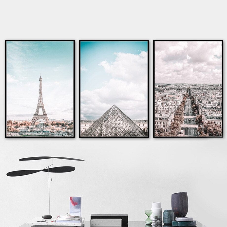 Arthia Designs - Paris Top Sights Gallery Wall Canvas Art - Review