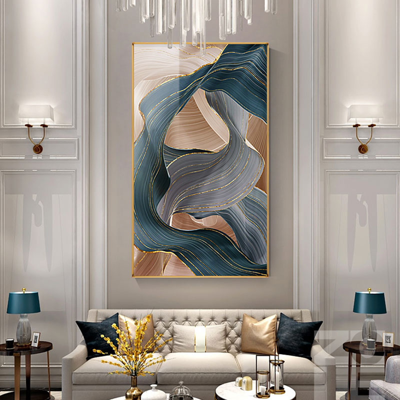 Arthia Designs - Nordic Abstract Luxury Ribbon Canvas Art - Review