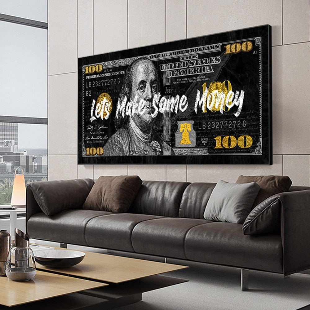 Arthia Designs - Lets Make Some Money Canvas Art - Review