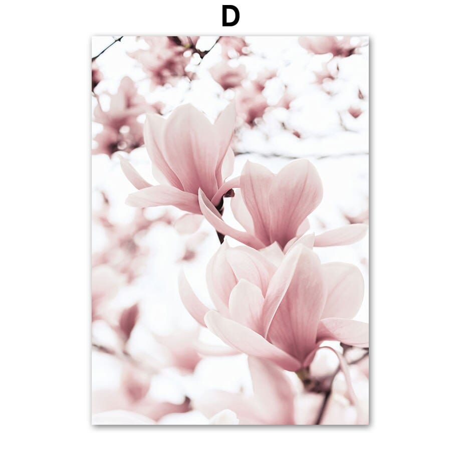 Arthia Designs - Venice Pink Magnolia Flower Canvas Art - Review