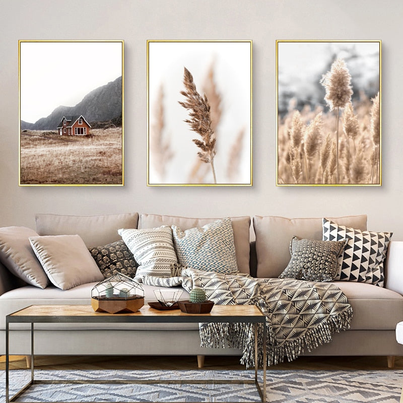 Arthia Designs - Autumn Season Field Scenery Canvas Art - Review