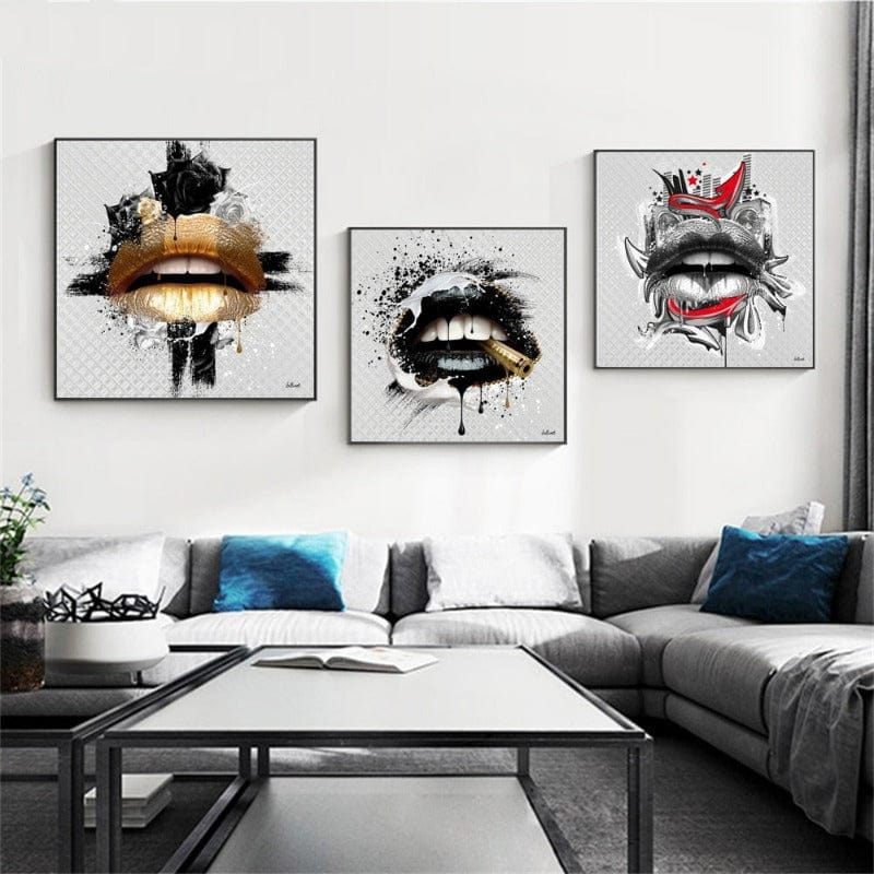 Arthia Designs - Exotic Sexy Lips Canvas Art - Review