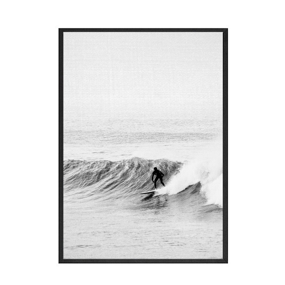 Arthia Designs - Black and White Beach View Canvas Art - Review