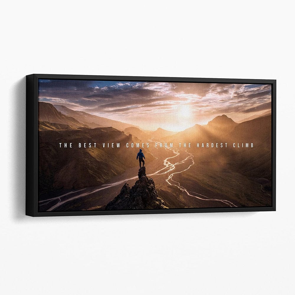 Arthia Designs - The Best Mountain Peak View Canvas Art - Review