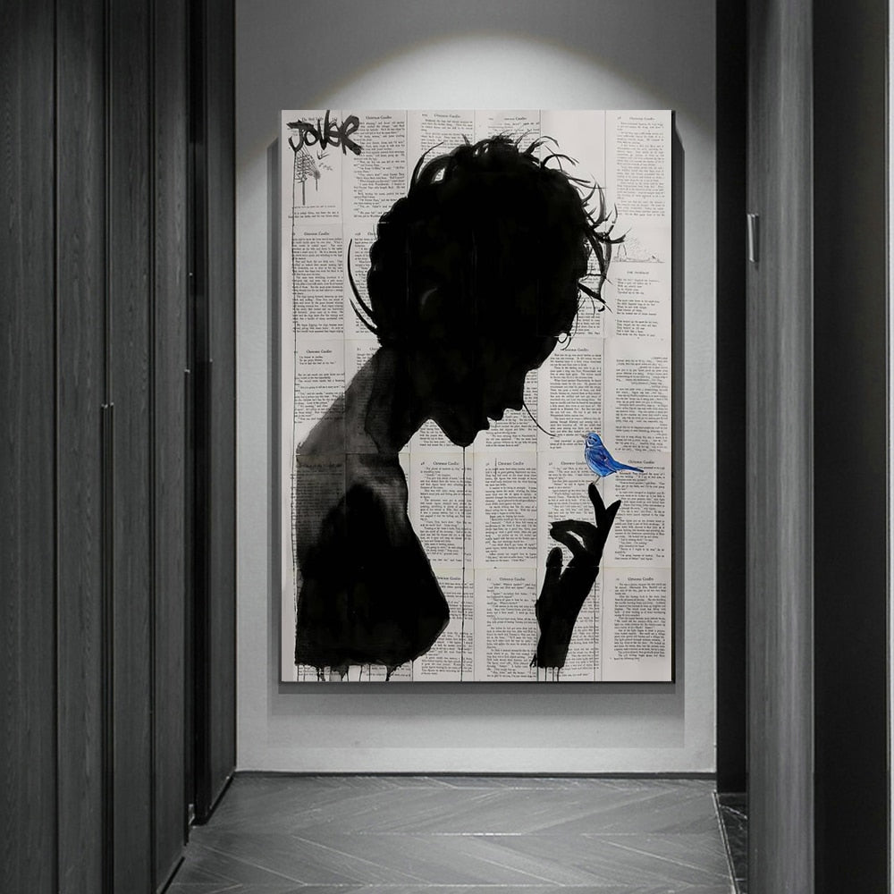 Arthia Designs - Modern Abstract Woman Face Graffiti Canvas Art - Review