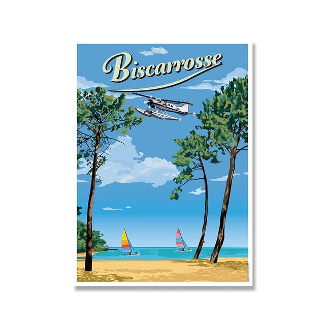 Arthia Designs - Famous Beach Tourism Cities Canvas Art - Review