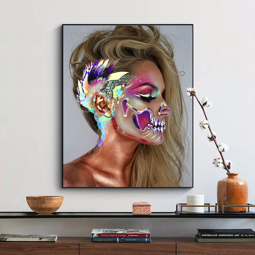 Arthia Designs - Colorful Graffiti Woman Canvas Art - Review