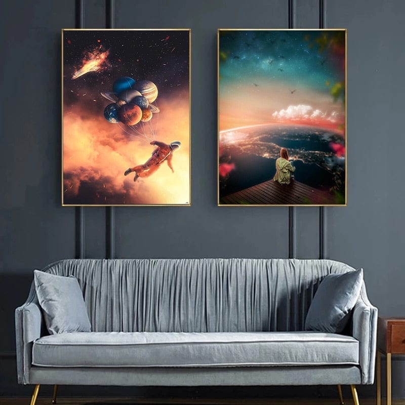 Arthia Designs - Saving The Planets Canvas Art - Review