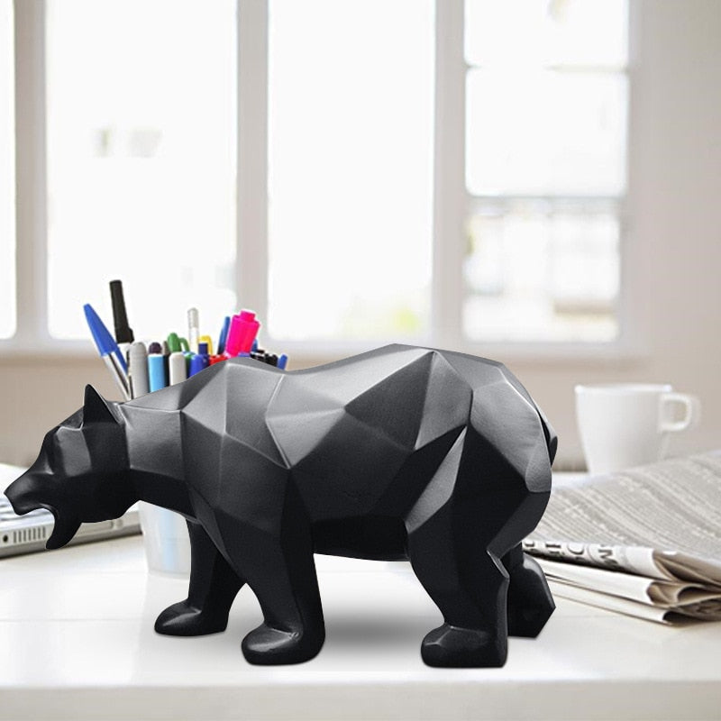 Arthia Designs - Geometric Black Bear Sculpture - Review