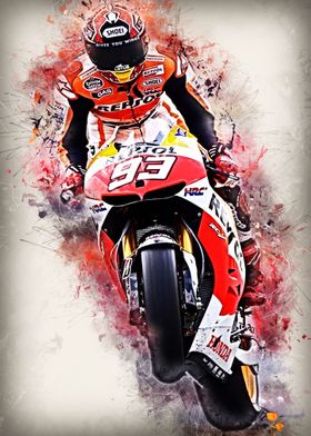 Arthia Designs - Watercolor Moto GP Canvas Art - Review